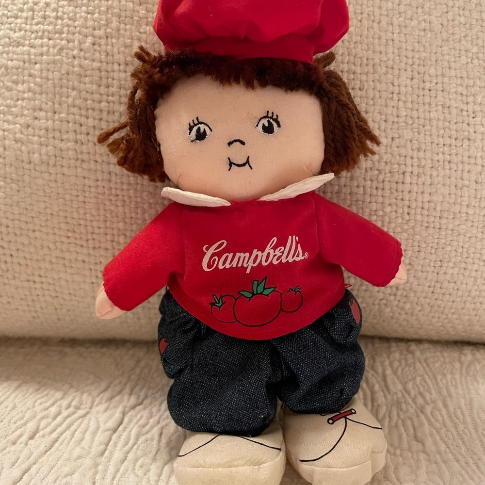 VGC- Campbell's Red and Blue Chef Doll